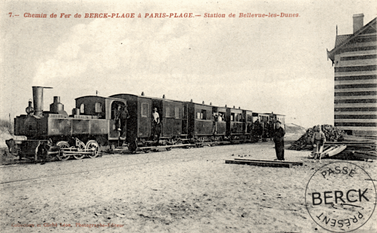 7 - Chemin de Fer de BERCK-PLAGE à PARIS-PLAGE - Station de Bellevue-les-Dunes