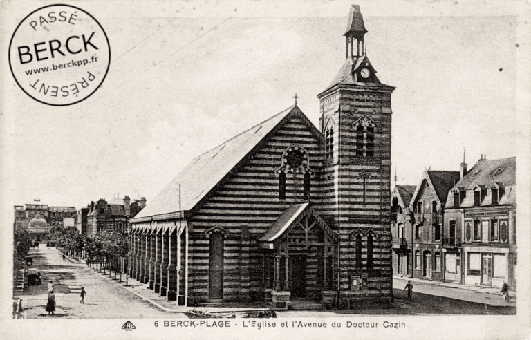 6 - L'Eglise et l'Avenue du Docteur Cazin