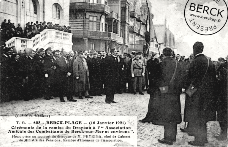 608 - (16 Janvier 1921) - Cérémonie de la remise du Drapeau