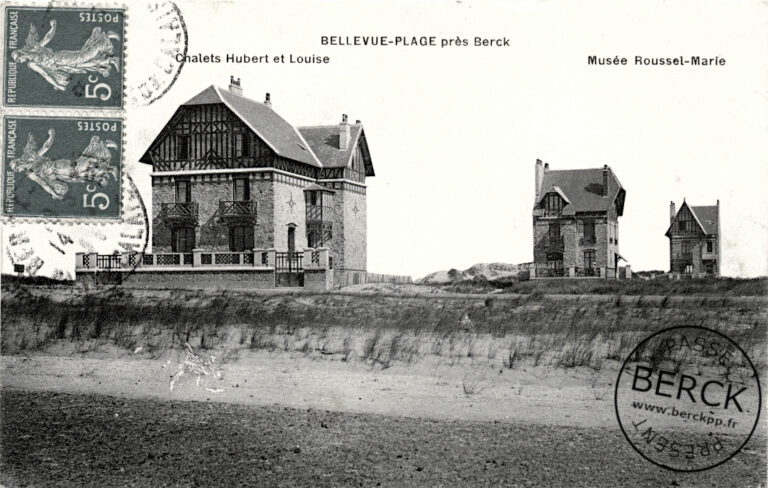 BELLEVUE-PLAGE près Berck - Chalets Hubert et Louise - Musée Roussel