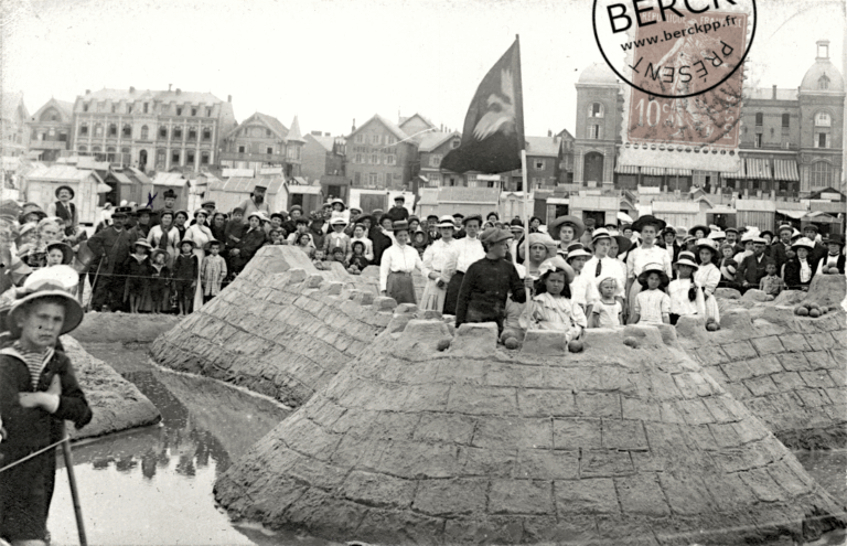 Chateau Fort sur la plage