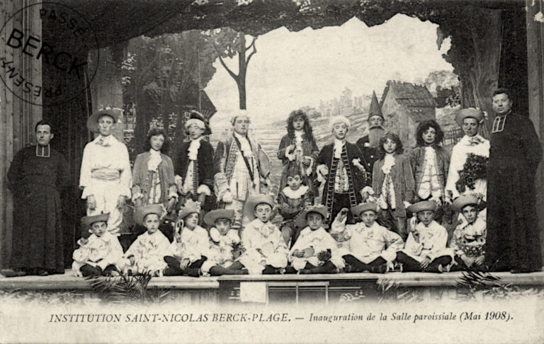 INSTITUTION SAINT-NICOLAS BERCK-PLAGE - Inauguration de la Salle paroissiale (Mai 1908)