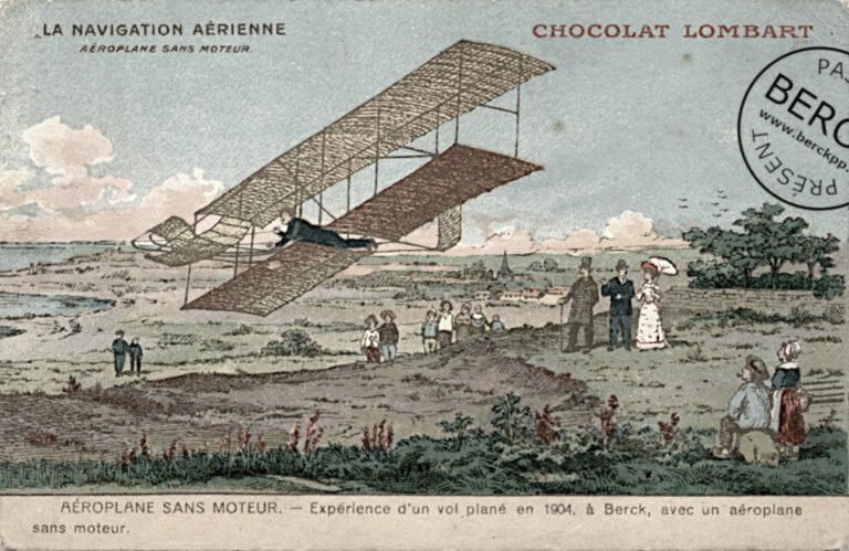 LA NAVIGATION AERIENNE - CHOCOLAT LOMBART