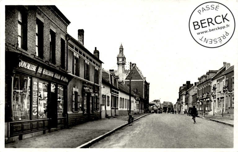 20 - BERCK-VILLE -Rue de l'Impératrice vers l'Hôtel-de-Ville