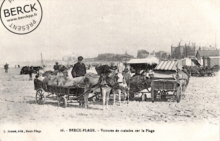 26 - Voitures de malades sur la Plage