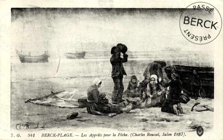 341 - Les Apprêts pour la Pêche (Charles Roussel)