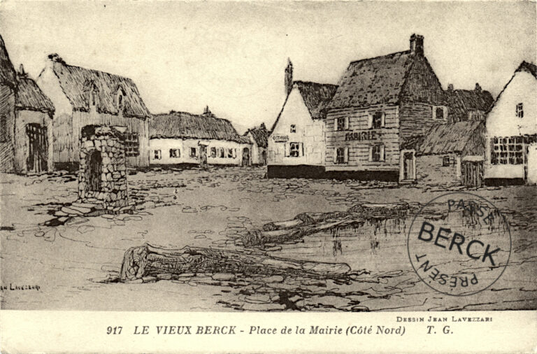 917 - LE VIEUX BERCK - Place de la Mairie