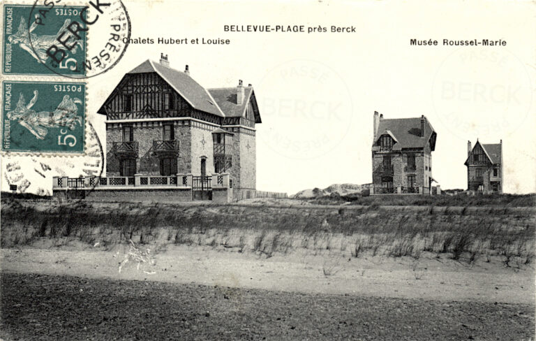 BELLEVUE-PLAGE près Berck - Chalets Hubert et Louise - Musée Roussel