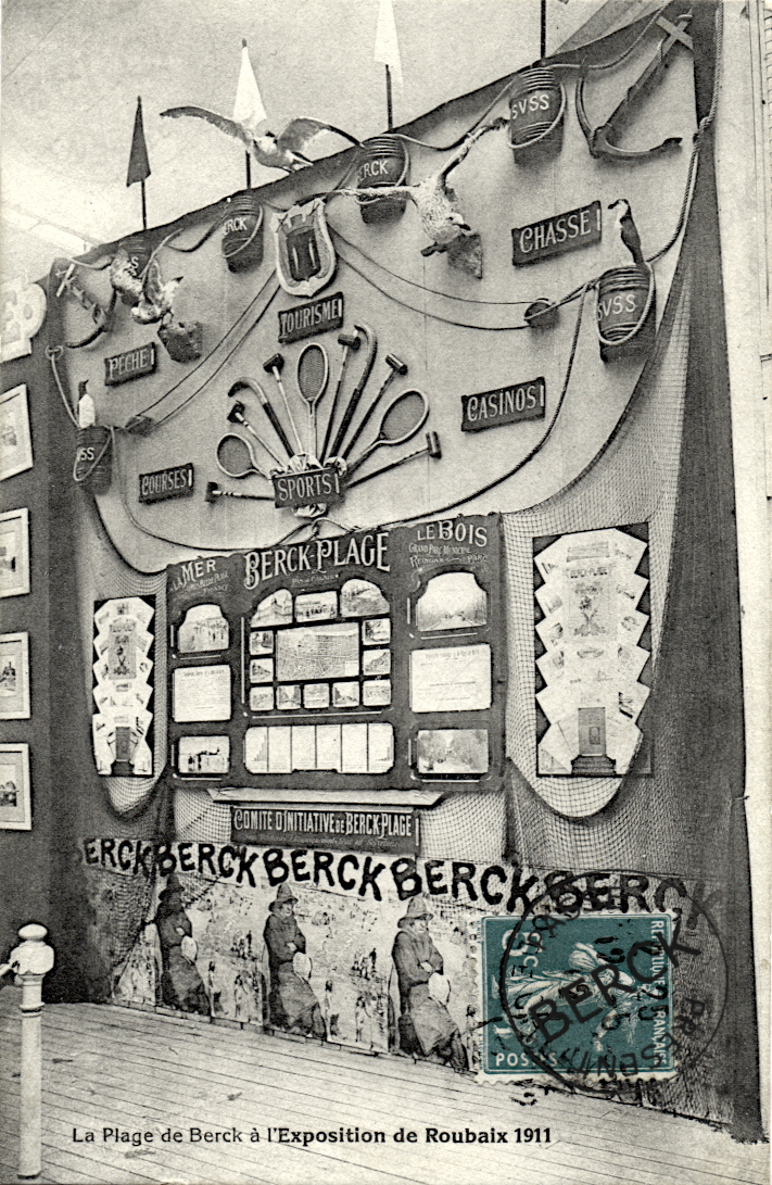 La Plage de Berck à l'Exposition de Roubaix 1911