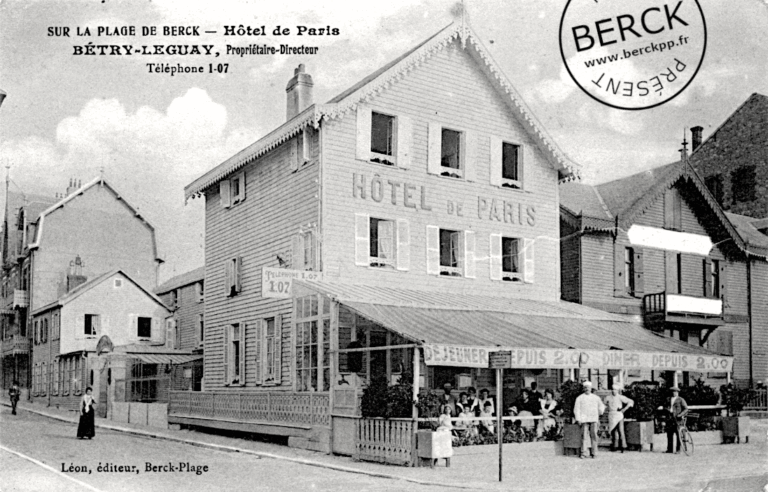 SUR LA PLAGE DE BERCK – Hôtel de Paris
