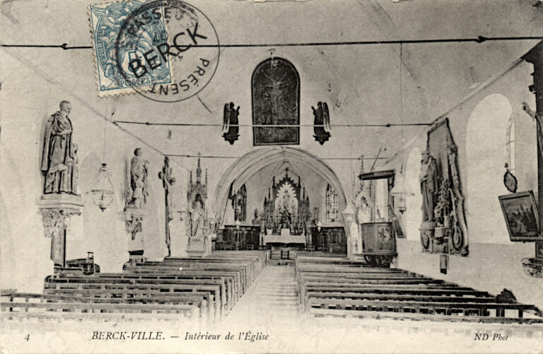 4 - BERCK-VILLE - Intérieur de l'Eglise