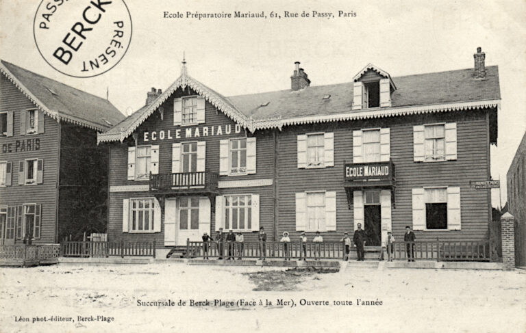 Ecole Préparatoire Mariaud, 61, Rue de Passy, Paris - Succursale de Berck-Plage (Face à la Mer), Ouverte toute l'année