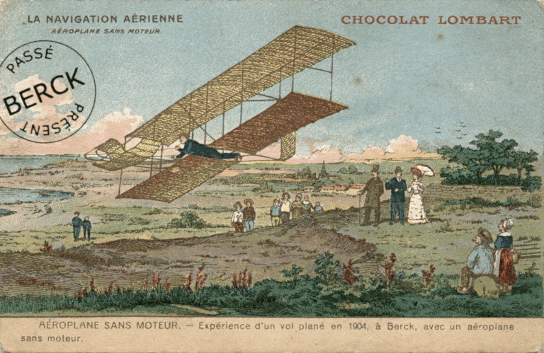 LA NAVIGATION AERIENNE - CHOCOLAT LOMBART