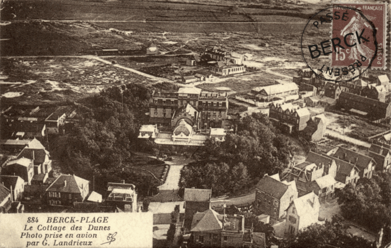 884 - Le Cottage des Dunes - Photo prise en avion par G. Landrieux
