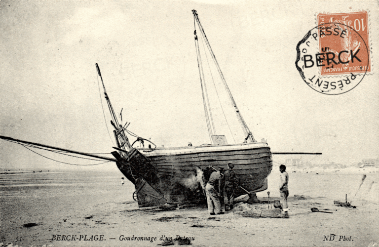 55 - Goudronnage d'un Bateau