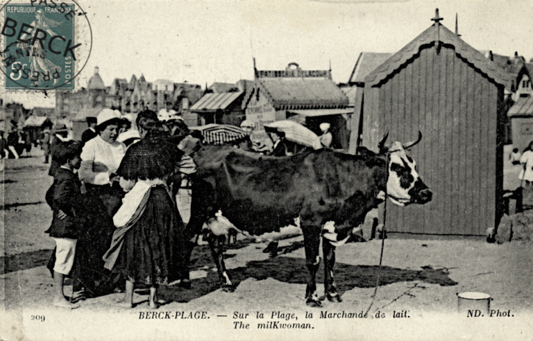209 - Sur la Plage, la Marchande de lait