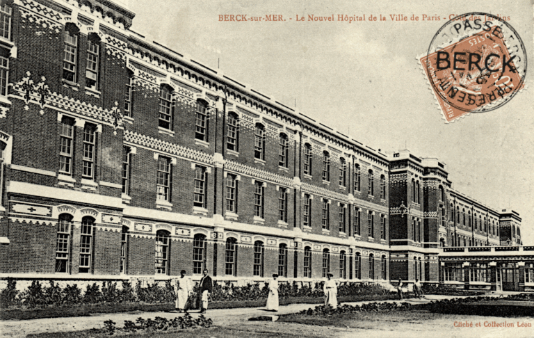 BERCK-sur-MER - Le Nouvel Hôpital de la Ville de Paris - Côté des Jardins