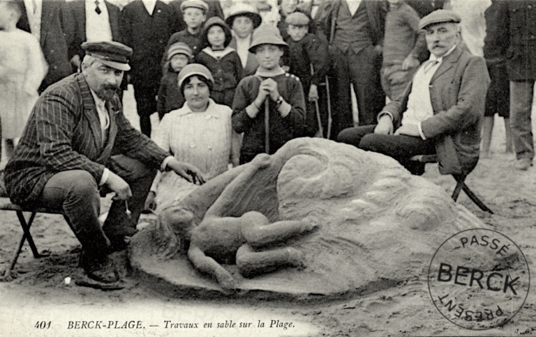 401 - Travaux en sable sur la Plage