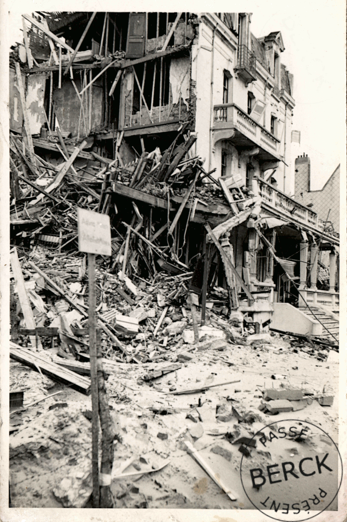 DEPREZ - Hôtel de la Paix détruit