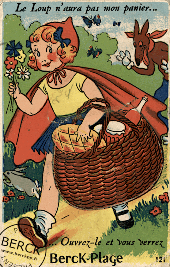 Le Loup n'aura pas mon panier . . . Ouvrez-le et vous verrez . . .