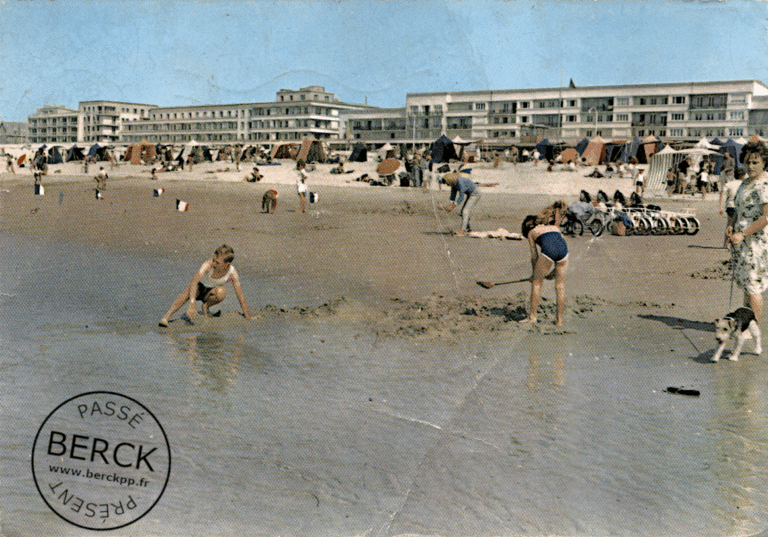 La plage à marée basse