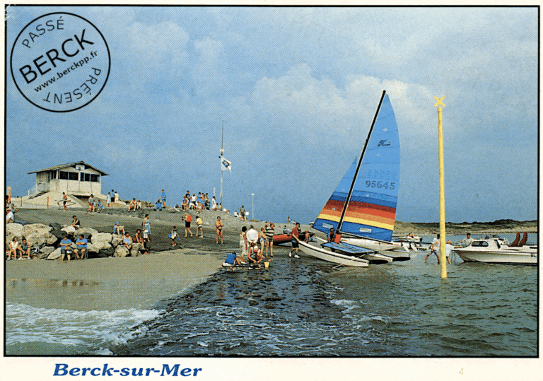 87 - BERCK-SUR-MER - La Baie d'Authie, la plage et le club nautique