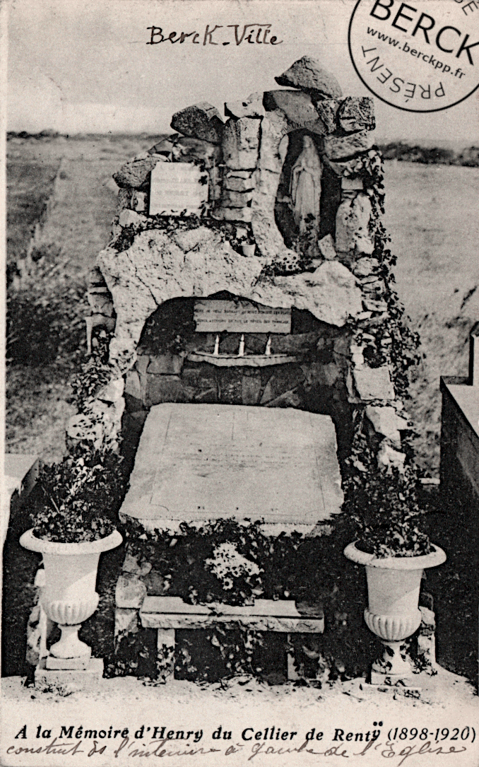 A la Mémoire d'Henry du Cellier de Renty (1889-1920)