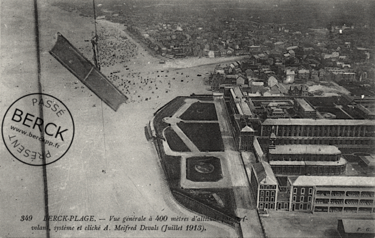 348 - Vue générale à 400 mètres d'altitude par cerf-volanttres d'altitude par cerf-volant
