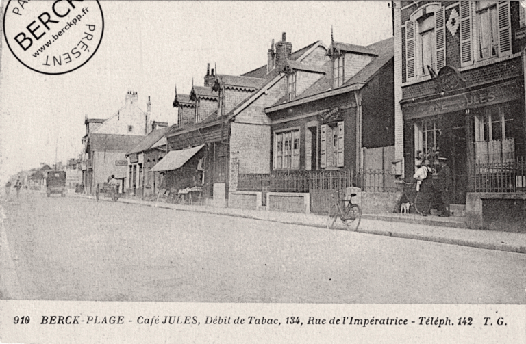 910 - Café JULES, Débit de Tabac, 134, Rue de l'Impératrice